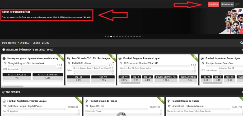 Version mobile via navigateur